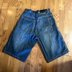 South Pole Brand Jorts Y2k Wide Leg Jean Shorts Waist:32